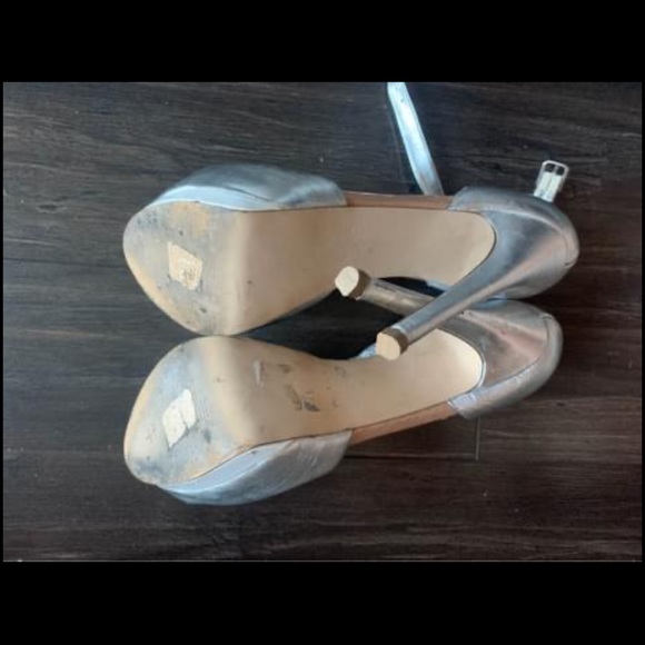 Silver Aldo Heels - Picture 3 of 6